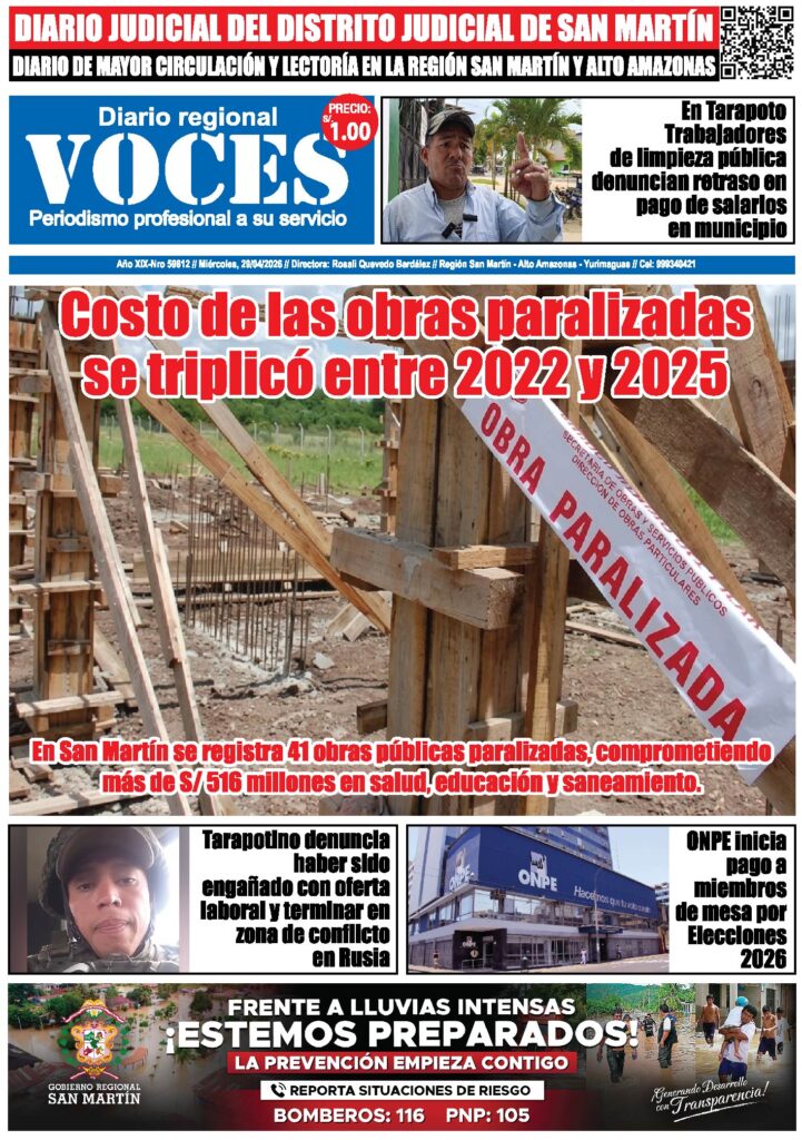 Diario Digital, miércoles 29 de abril 2026