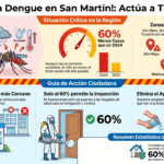 Dengue avanza en San Martín: Alertan aumento sostenido y piden acción urgente de la población 