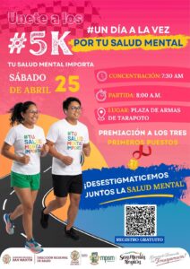 Tarapoto corre por la salud mental: lanzan carrera 5K “Un Día a la Vez” para promover el bienestar emocional