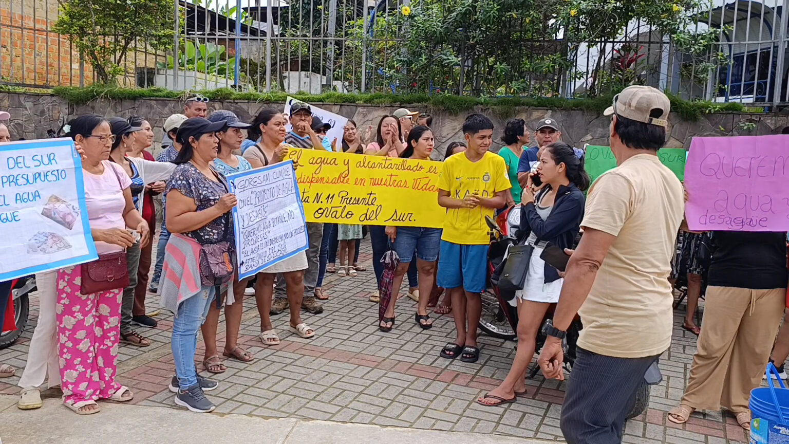 Pobladores del Óvalo del Sur protestan por falta de proyecto de ...