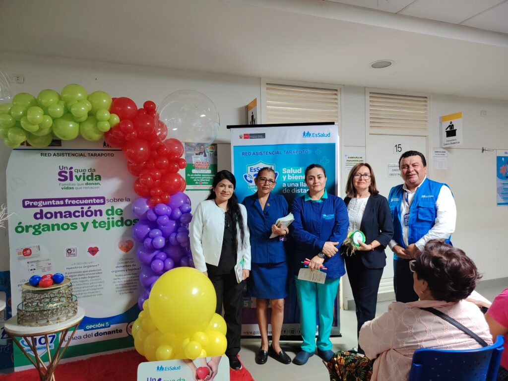 EsSalud Tarapoto promueve la cultura de donación de órganos y tejidos