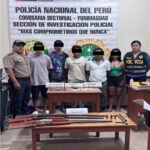 Cae banda armada en Yurimaguas: “Los Gatilleros del Paranapura” fueron intervenidos con armas hechizas y droga