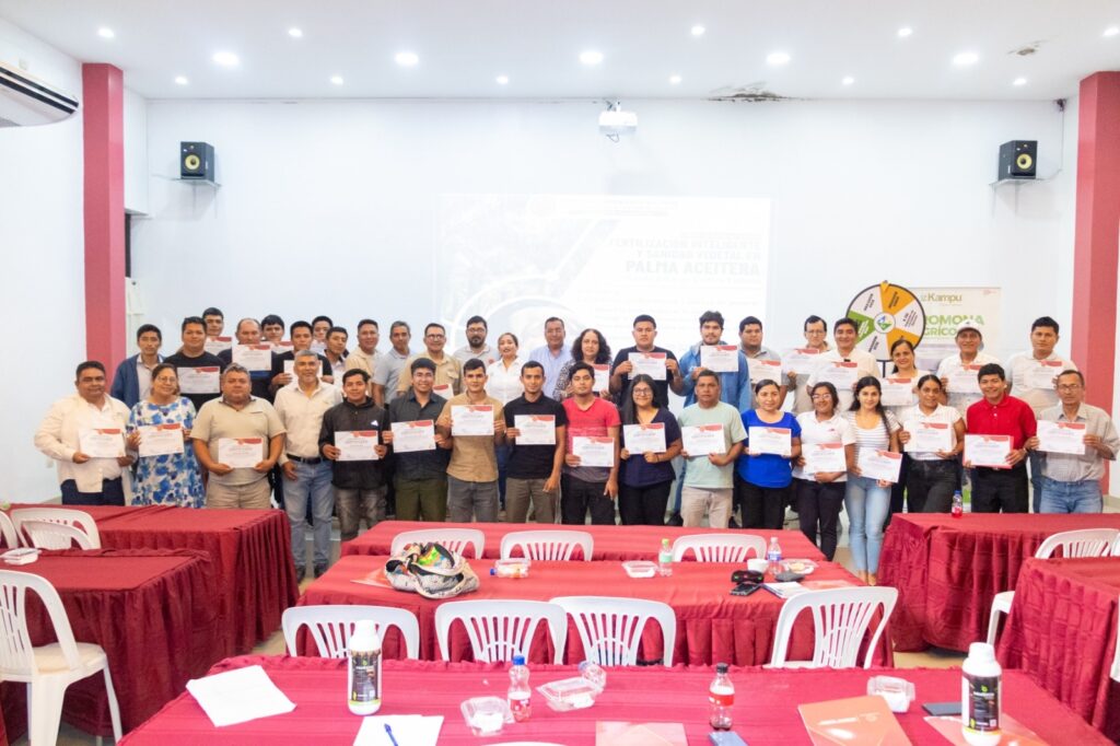 CIP Tarapoto fortaleció capacidades en cultivo de palma aceitera con exitoso curso de especialización