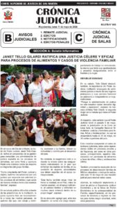 Crónica Judicial, lunes 11 de mayo 2026