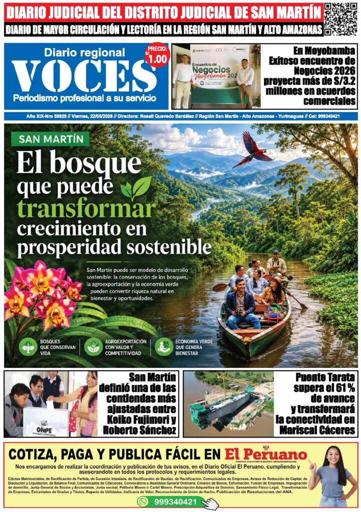 Diario Digital, viernes 22 de mayo 2026