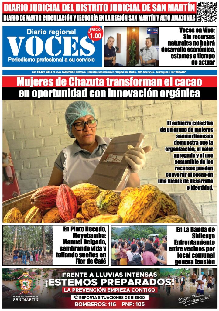 Portada, lunes 04 de mayo 2026