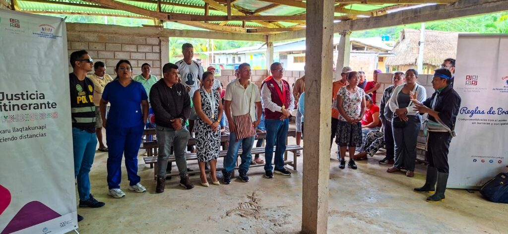 COMUNIDAD NATIVA KAWANA SISA SE ALISTA PARA FERIA ITINERANTE CON VISITA DE LA PRESIDENTA DEL PODER JUDICIAL