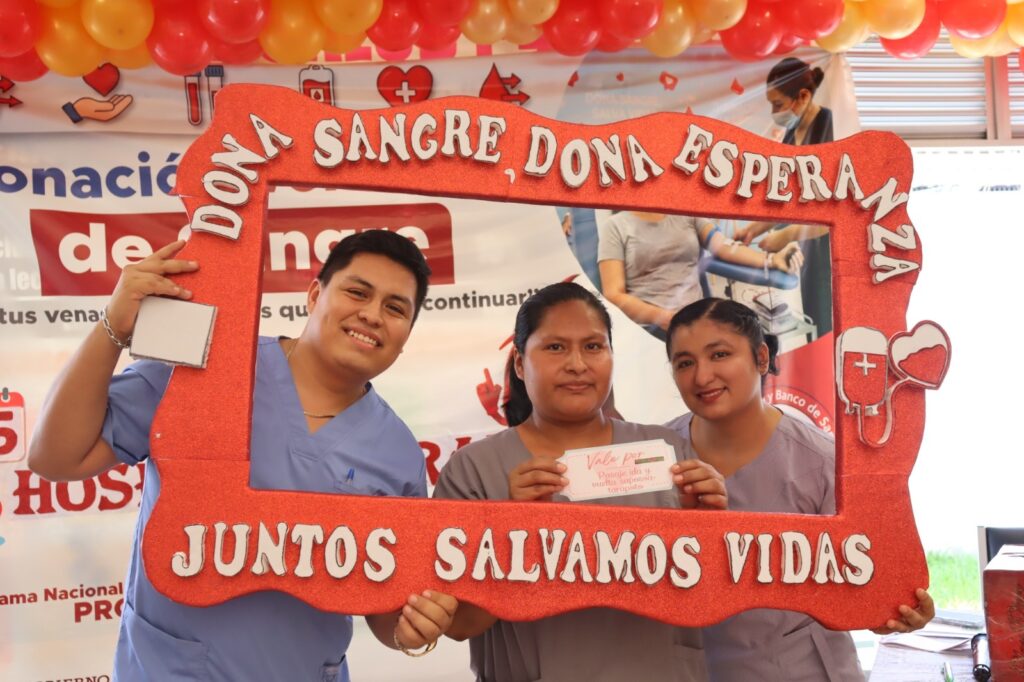 Más de 400 pacientes podrán salvar su vida gracias a campaña de donación voluntaria de sangre en Saposoa
