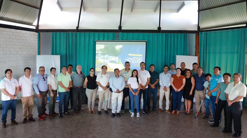 EMAPA San Martín fue sede de taller sobre regulación tarifaria y buenas prácticas de gestión