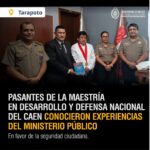 San Martín comparte experiencia de articulación institucional en seguridad con delegación del CAEN-EPG