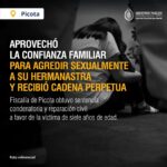 Cadena perpetua para sujeto que abusó sexualmente de su hermanastra de siete años en Picota