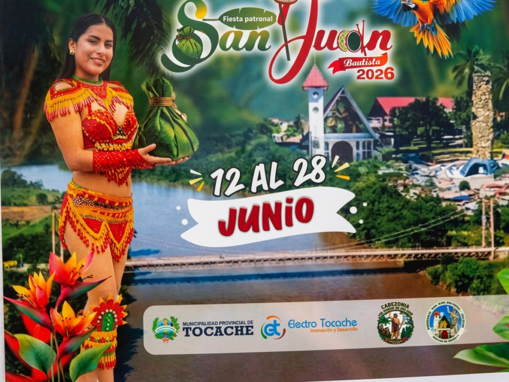 Tocache se prepara para vivir su mayor fiesta: Lanzan oficialmente la Semana Turística y Fiesta Patronal San Juan Bautista 2026