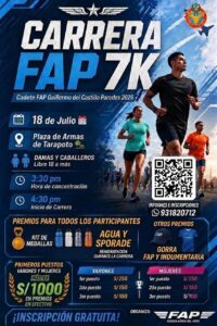 Carrera FAP 7K: Tarapoto se alista para correr por el deporte, la salud y la sana competencia