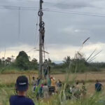 Trabajador sufre grave descarga eléctrica mientras laboraba en poste de alta tensión en Yuracyacu
