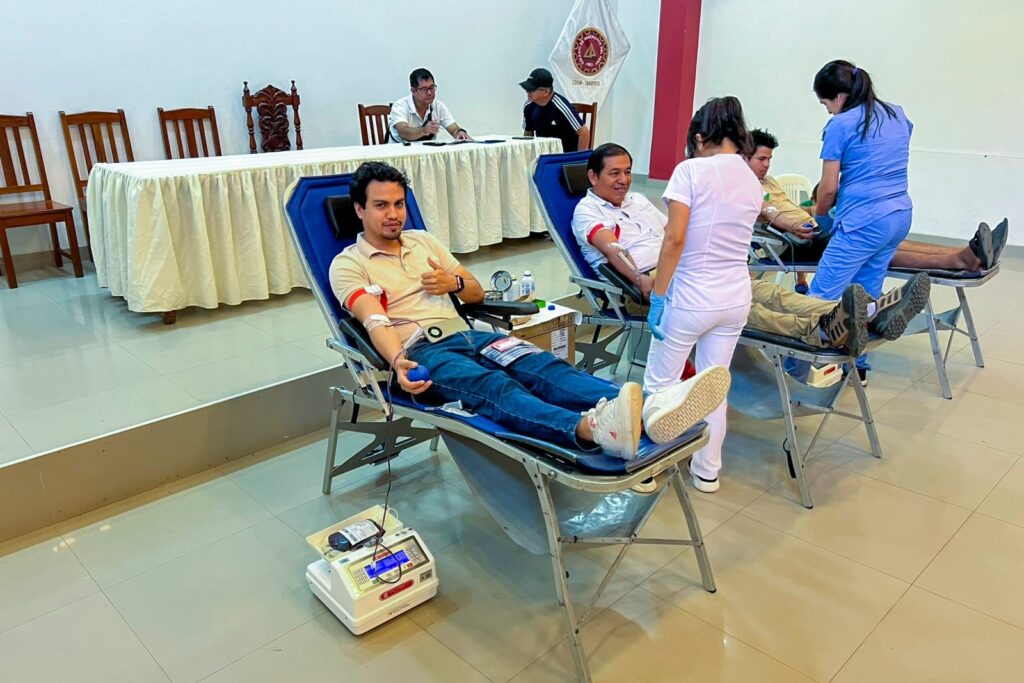 Comité de Damas del CIP CDSM – Tarapoto lideró jornada de donación voluntaria de sangre