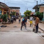 Restringen tránsito en la quinta cuadra de la avenida Leticia por reparación de desagüe