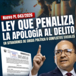 Consejo de la Prensa Peruana cuestiona proyecto sobre apología al delito durante crisis política
