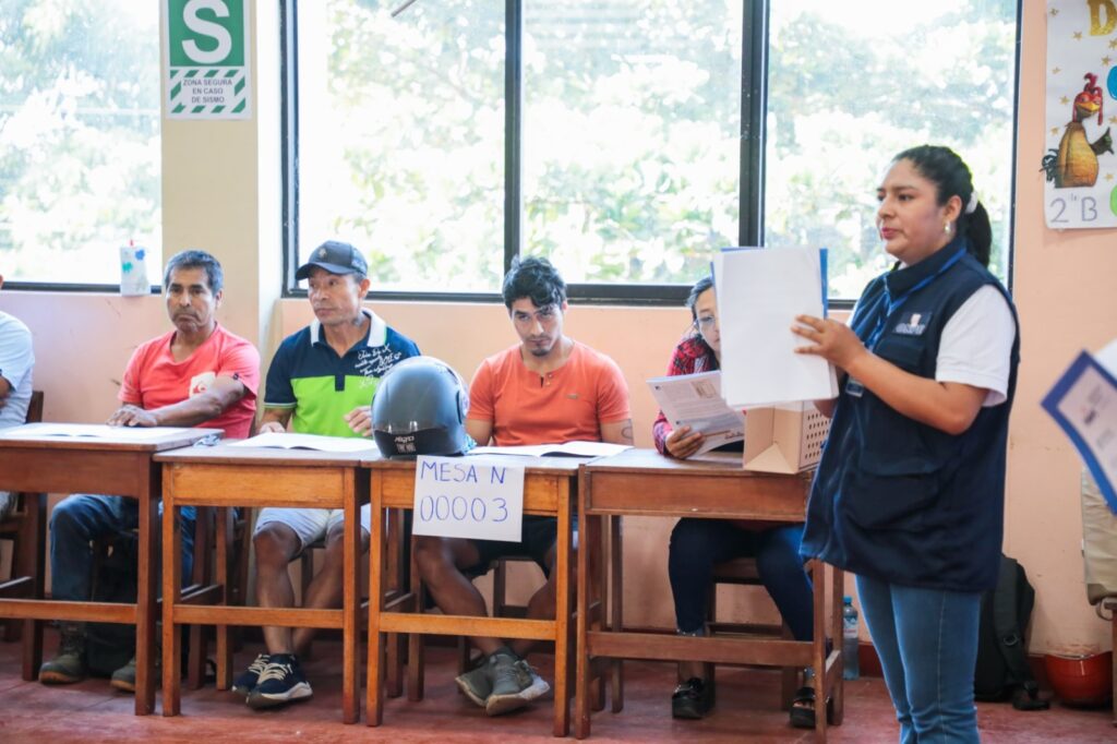 ODPE Alto Amazonas exhorta a electores a verificar si fueron sorteados como miembros de mesa