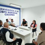 En Juanjuí: ONPE y Policía Nacional unen esfuerzos para garantizar la transparencia y el orden en los comicios regionales y municipales