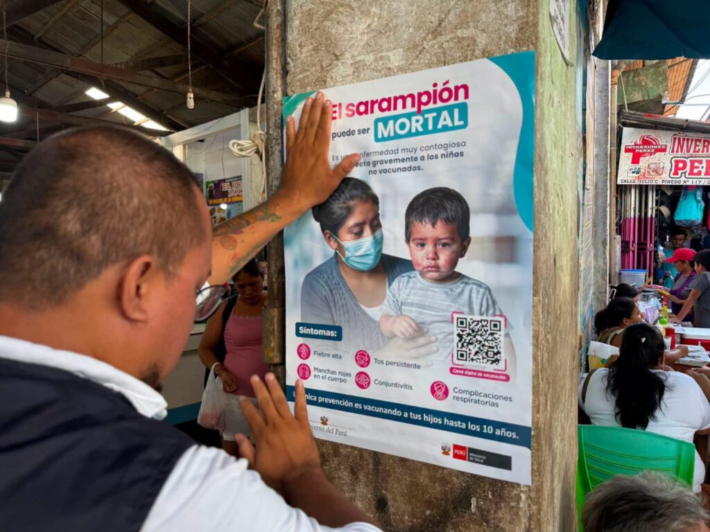En Yurimaguas: Refuerzan acciones de prevención y vacunación contra el sarampión