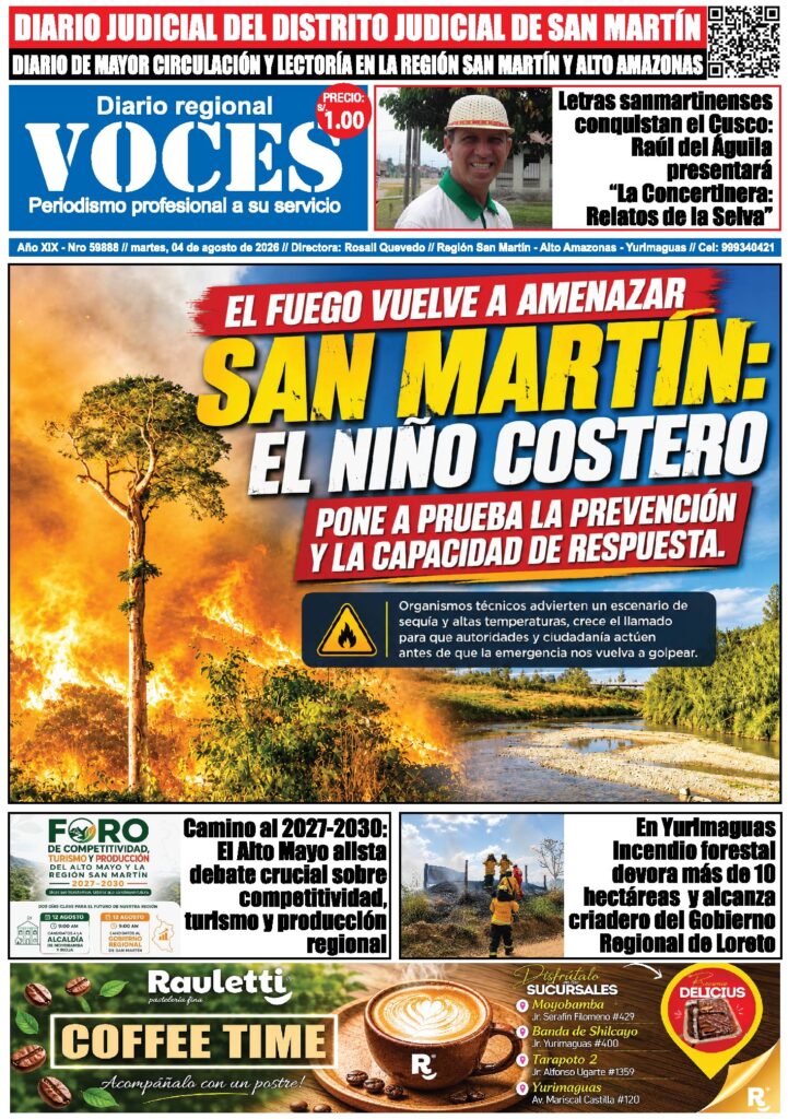 Diario Digital, martes 04 de agosto 2026
