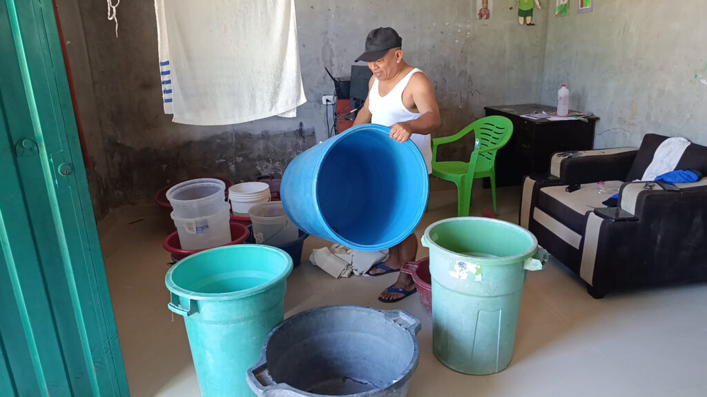 Vecinos de Nueva Venecia llevan 15 días sin agua potable
