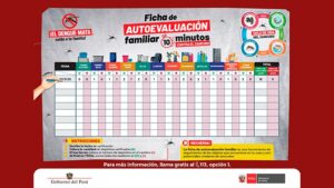 Ministerio de Salud recomienda “10 minutos contra el dengue”, la autoevaluación familiar que ayuda a combatir esta enfermedad