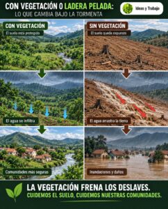 Amenaza bajo la lluvia: La deforestación de laderas incrementa el riesgo de deslizamientos e inundaciones en San Martín y la Amazonía
