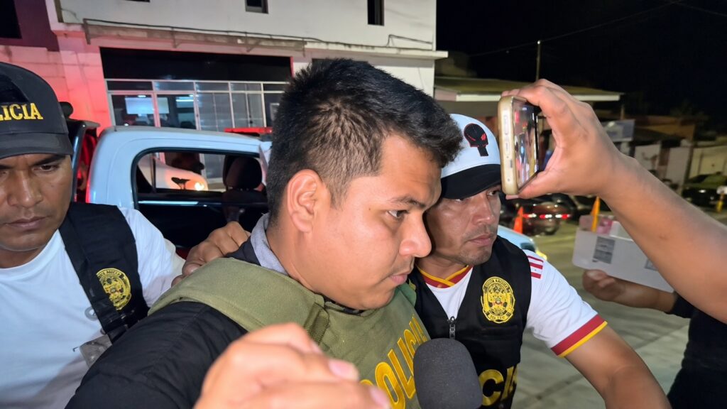 Trasladan a Tarapoto a investigado por presunto vínculo con “Los Pulpos”