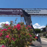 Banner colgado frente al aeropuerto de Tarapoto representa un peligro para transeúntes
