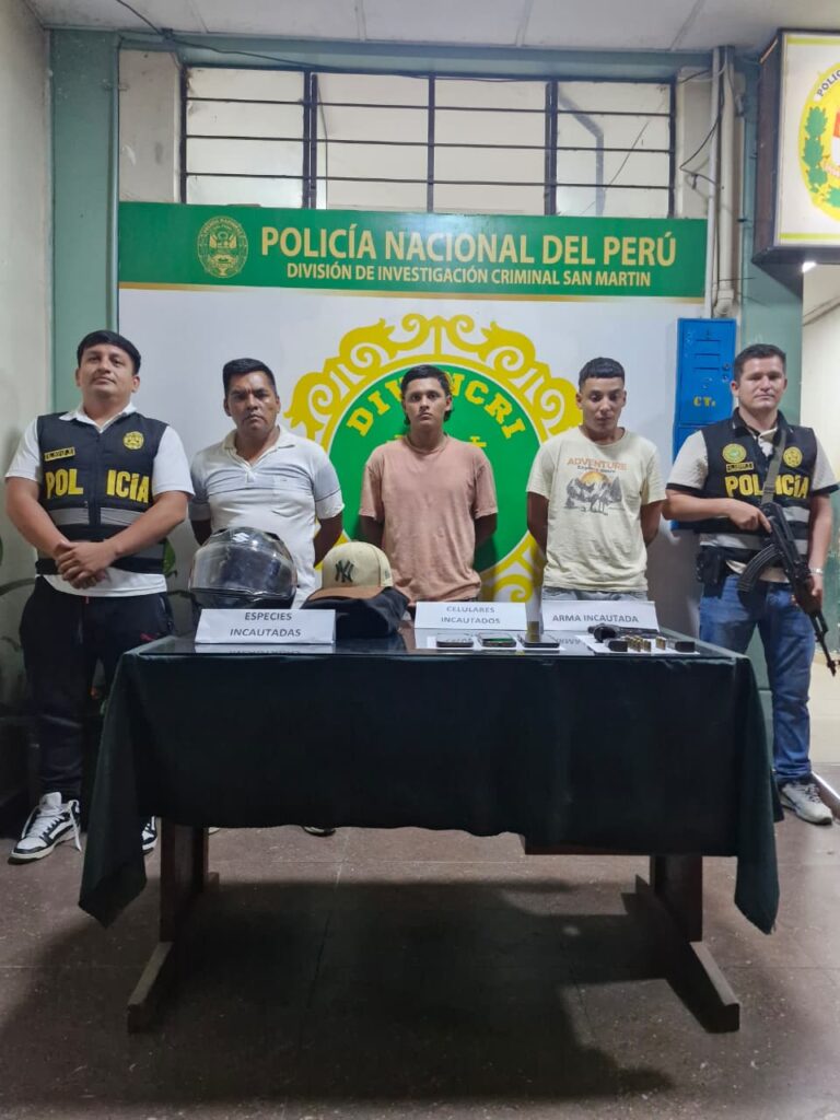 Tres detenidos por asalto a comercializadora de granos en Tarapoto