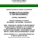 Alerta en Moyobamba: Proyecto de Agua Potable de más de s/ 43 millones una obra inútil y paralizada
