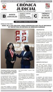 Crónica Judicial, lunes 12 de octubre 2026