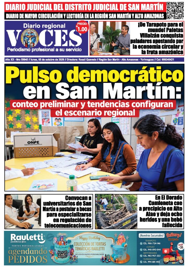 Diario Digital, lunes 05 de octubre 2026
